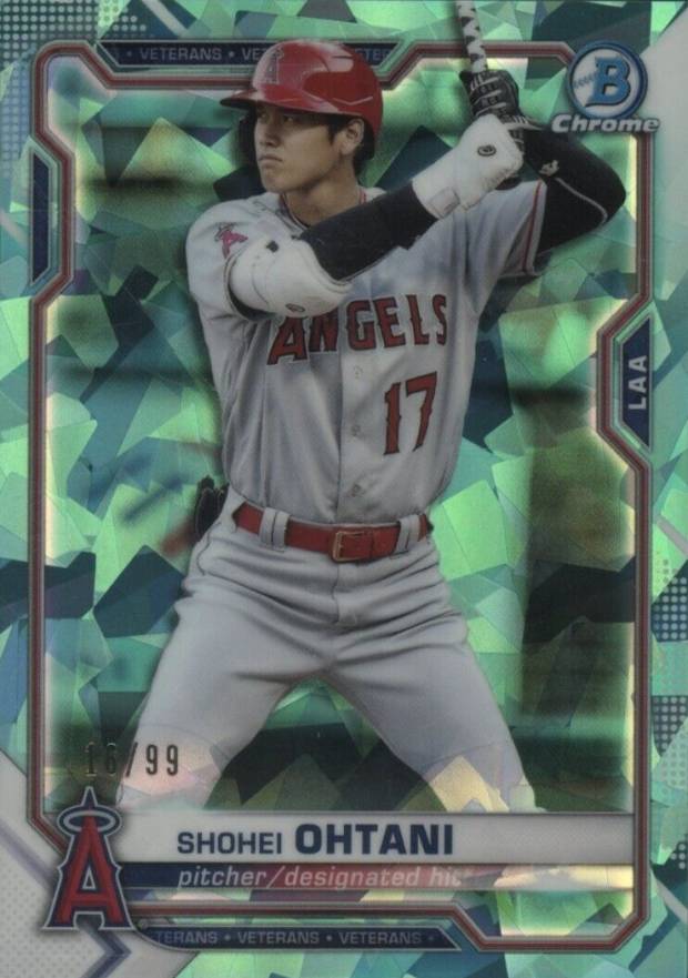 2021 Bowman Chrome Sapphire Edition Shohei Ohtani #27 Baseball Card