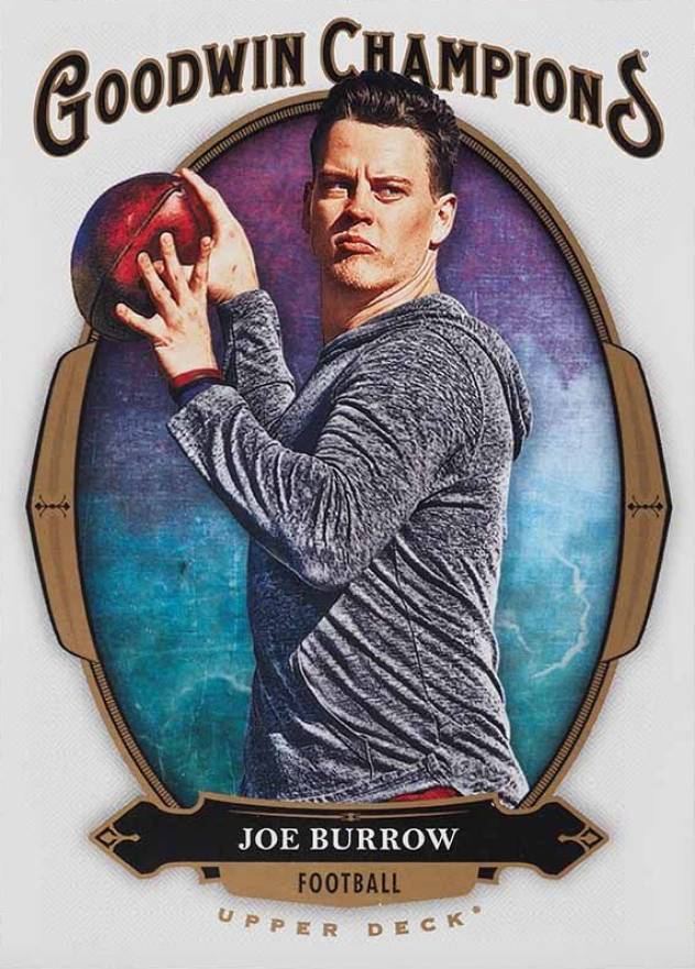 2020 Goodwin Champions Joe Burrow #41 Football Card