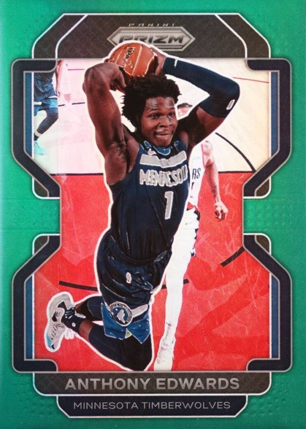 2021 Panini Prizm Anthony Edwards #37 Basketball Card