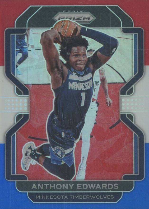 2021 Panini Prizm Anthony Edwards #37 Basketball Card