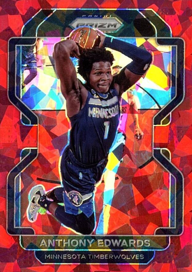 2021 Panini Prizm Anthony Edwards #37 Basketball Card