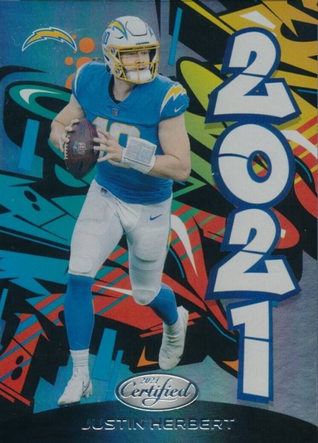 2021 Panini Certified 2021 Justin Herbert #2 Football Card