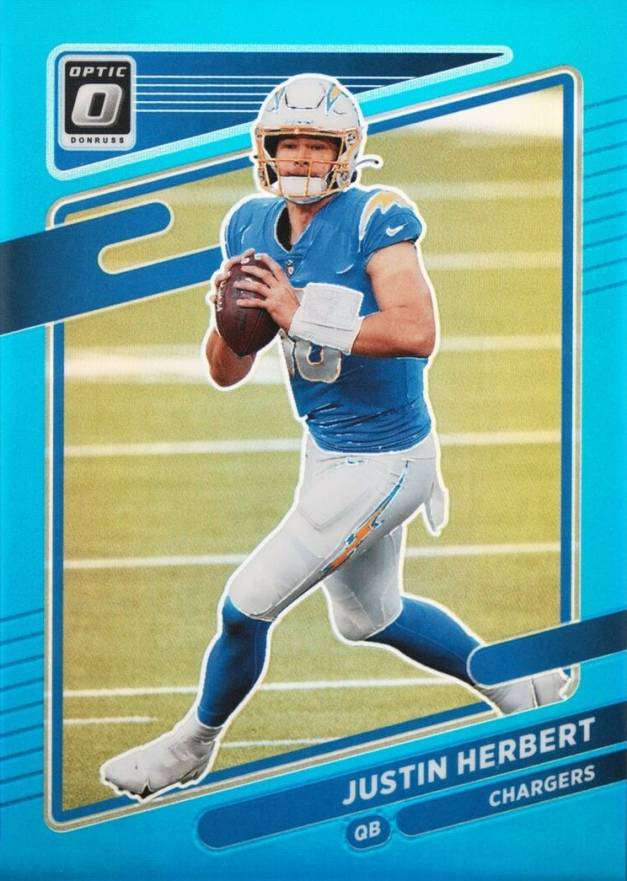 2021 Panini Donruss Optic Justin Herbert #47 Football Card