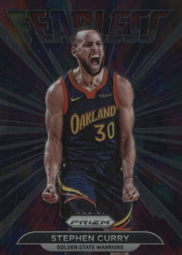 2021 Panini Prizm Fearless Stephen Curry #7 Basketball Card