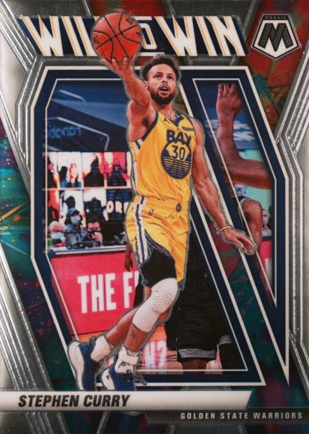 2020 Panini Mosaic Will to Win Stephen Curry #6 Basketball Card