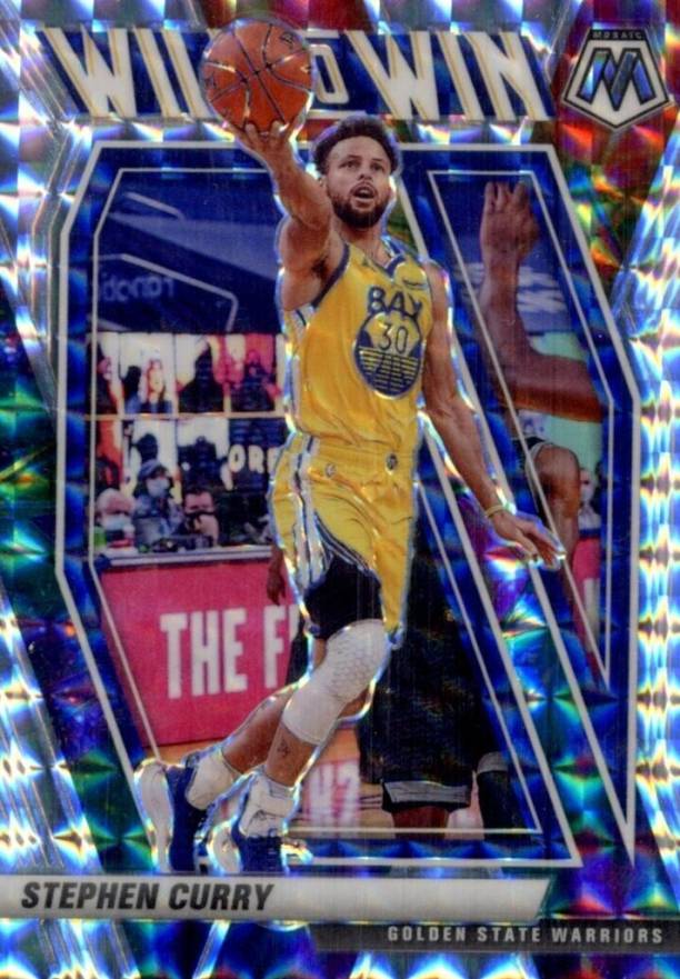 2020 Panini Mosaic Will to Win Stephen Curry #6 Basketball Card