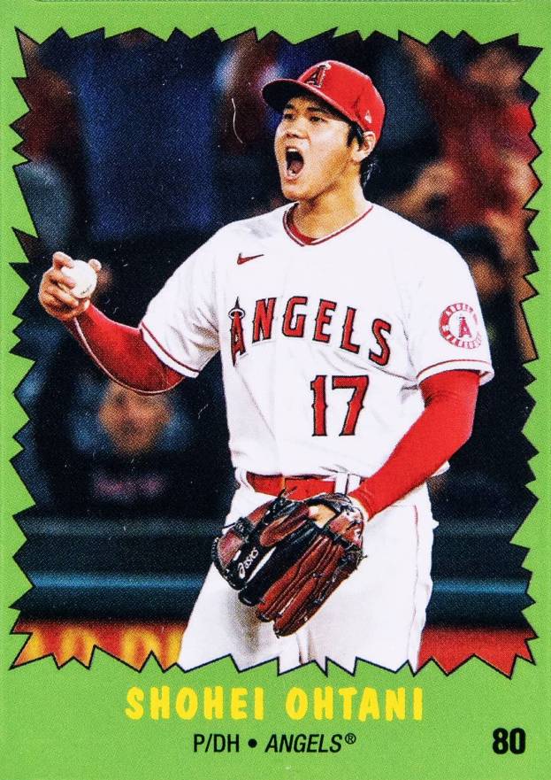 2022 Topps Throwback Thursday Shohei Ohtani #80 Baseball Card