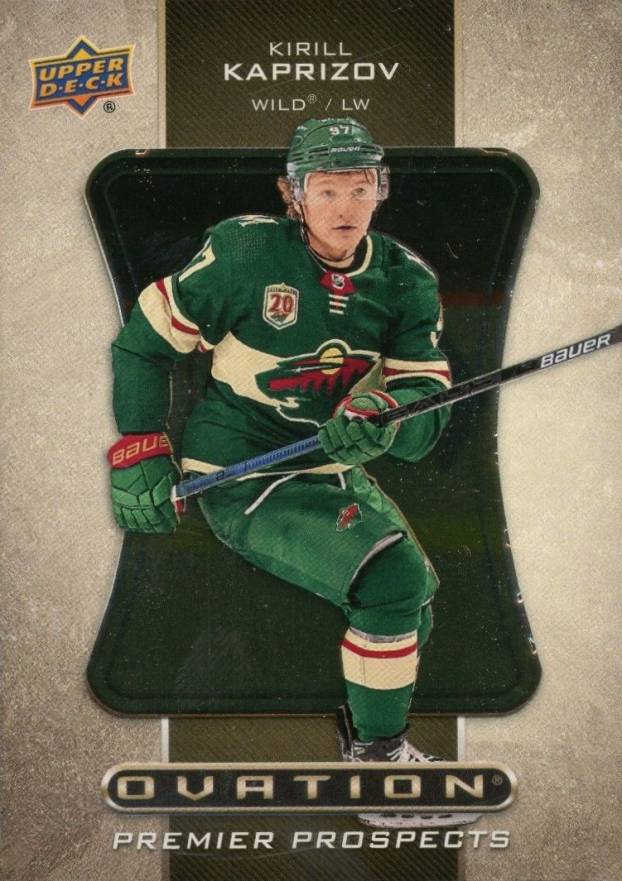 2020 Upper Deck Extended Series Ovation Kirill Kaprizov #O-41 Hockey Card