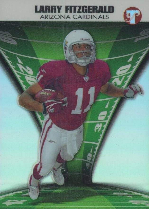 2004 Topps Pristine Larry Fitzgerald #110 Football Card