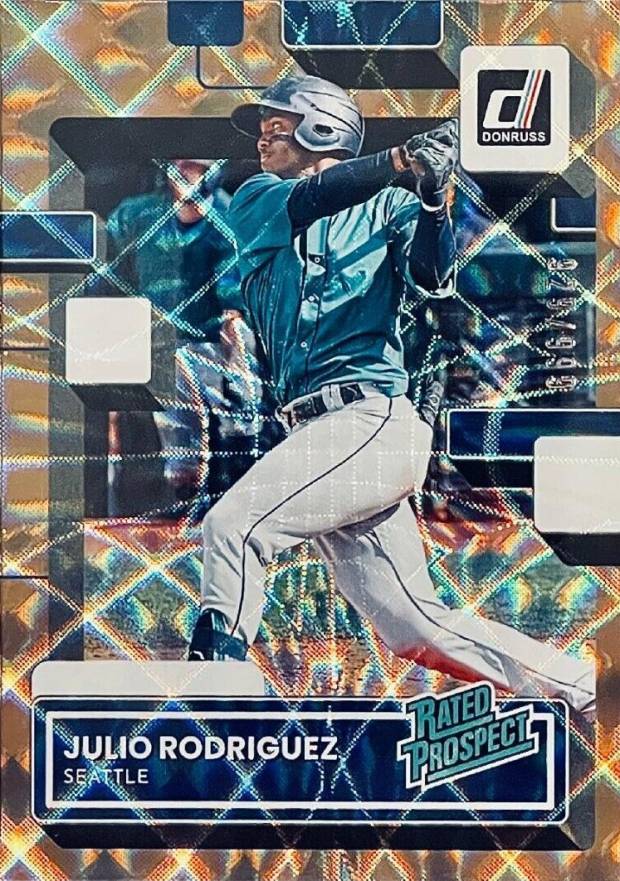 2022 Panini Donruss Rated Prospect Julio Rodriguez #RP1 Baseball Card