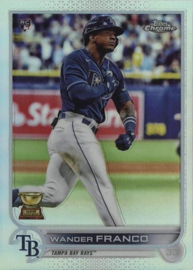 2022 Topps Chrome Wander Franco #35 Baseball Card