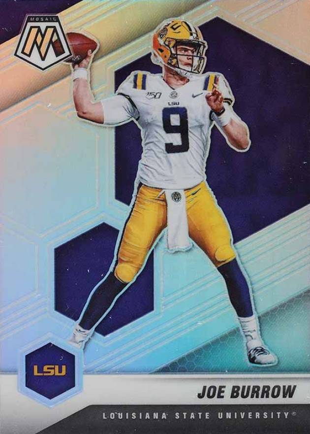 2022 Panini Mosaic Draft Picks Joe Burrow #53 Football Card