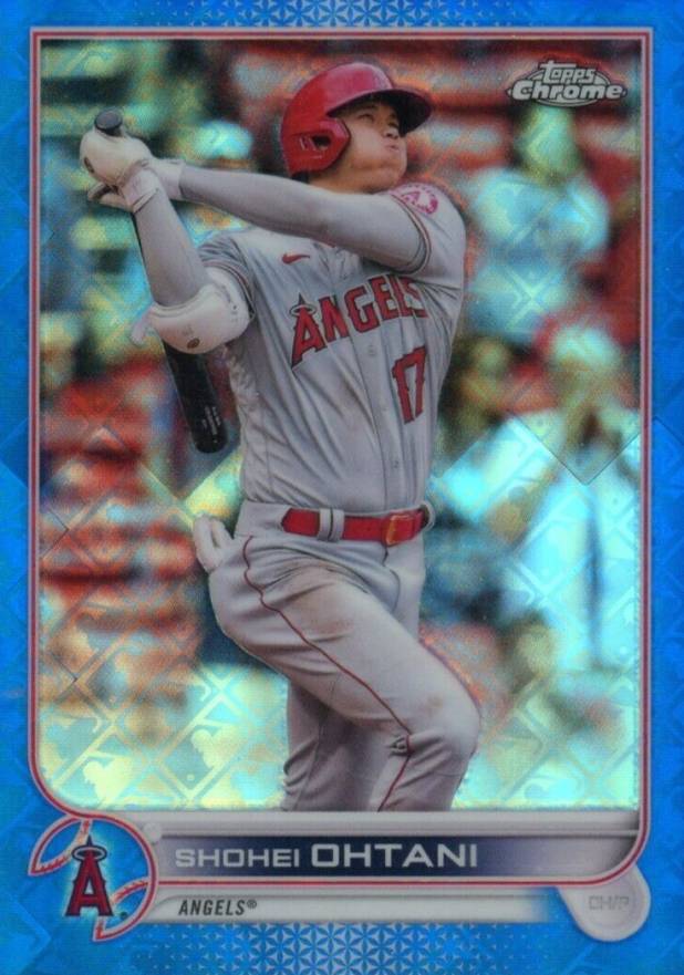 2022 Topps Chrome Logofractor Edition Shohei Ohtani #1 Baseball Card