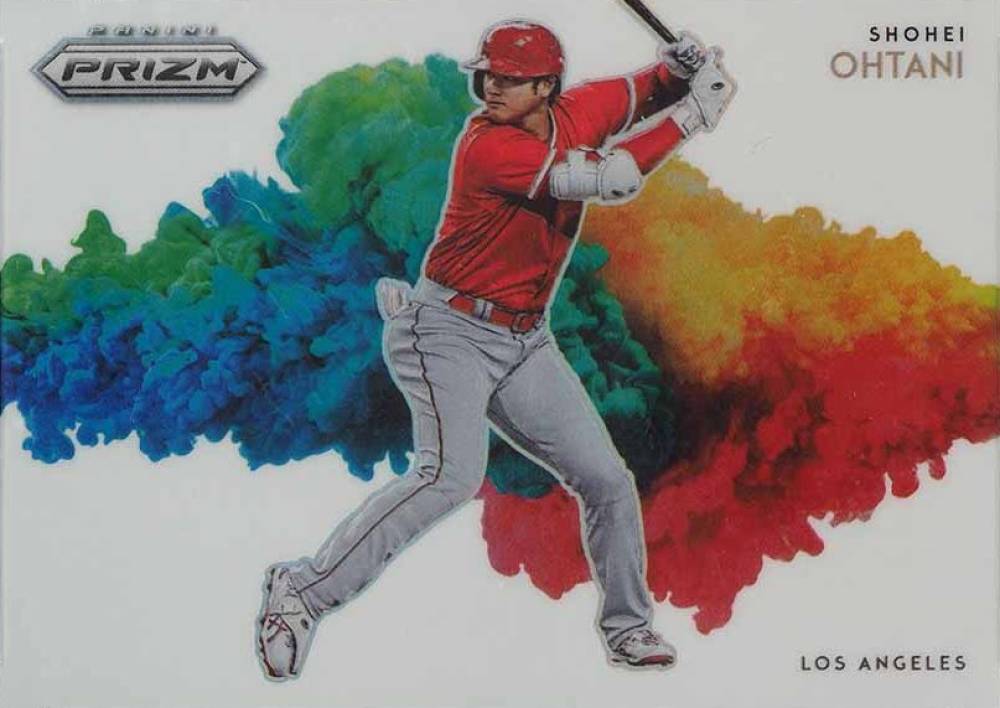 2022 Panini Prizm Color Blast Shohei Ohtani #CB7 Baseball Card