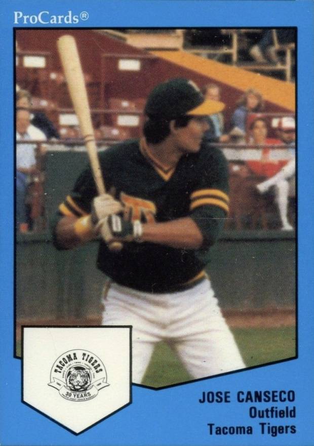 1989 Procards Tacoma Tigers Jose Canseco #1536 Baseball Card