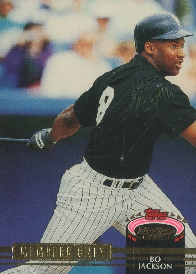 1992 Stadium Club Members Only Bo Jackson # Baseball Card