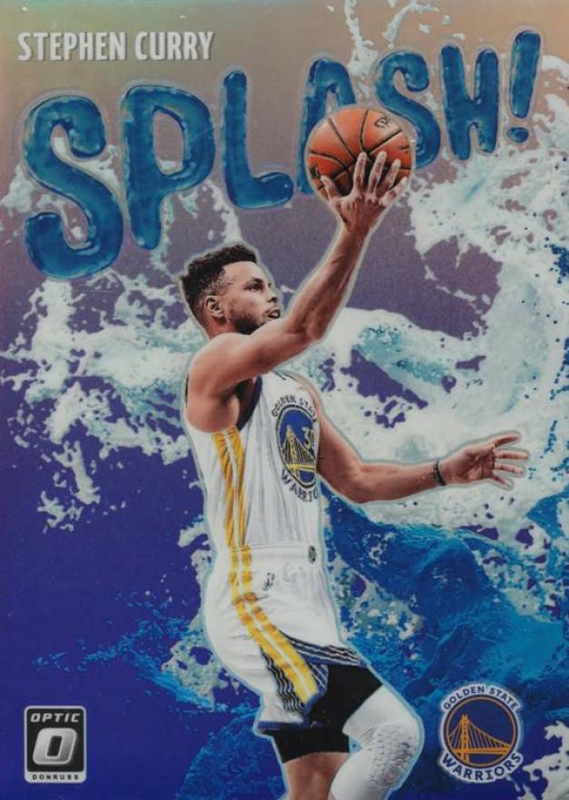 2021 Panini Donruss Optic Splash! Stephen Curry #1 Basketball Card