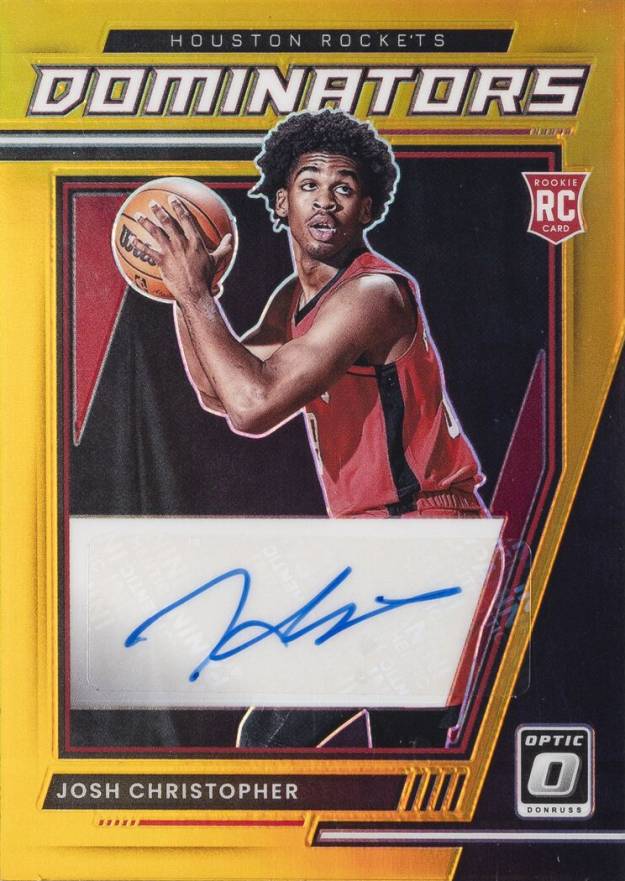 2021 Panini Donruss Optic Rookie Dominators Signatures Josh Christopher #RDJCH Basketball Card