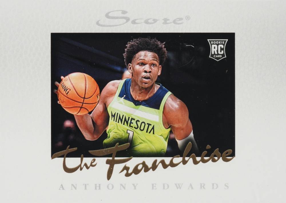 2020 Panini Instant Score the Franchise Anthony Edwards #F25 Basketball Card