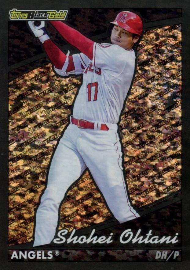 2022 Topps Update Black Gold Shohei Ohtani #BG1 Baseball Card