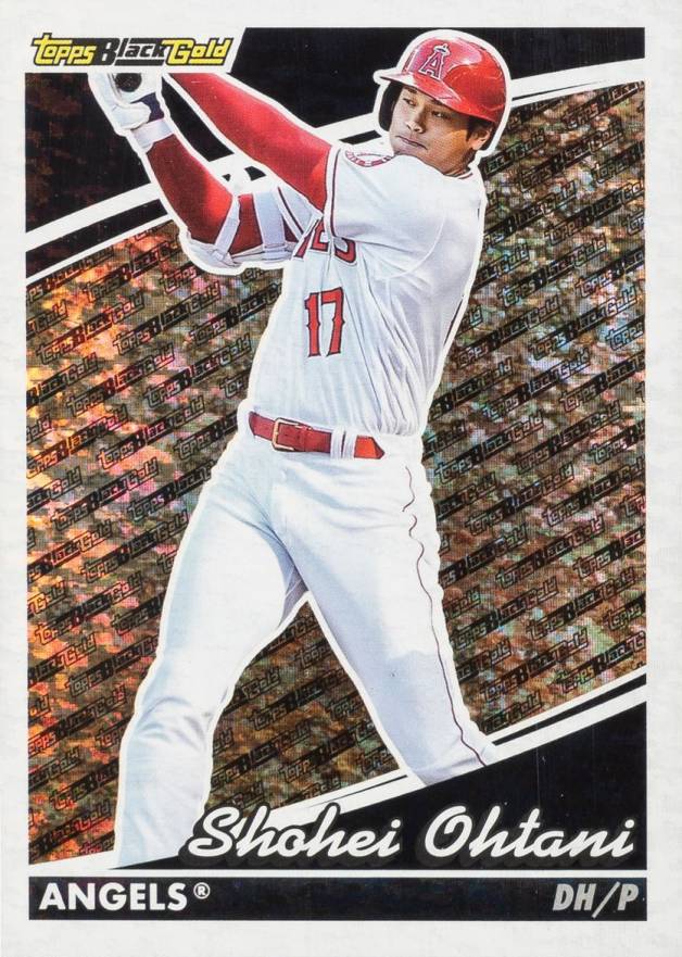 2022 Topps Update Black Gold Shohei Ohtani #BG1 Baseball Card