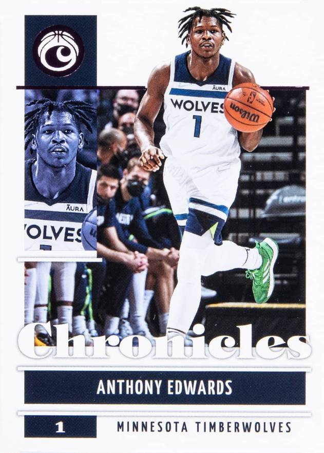 2021 Panini Chronicles Anthony Edwards #8 Basketball Card