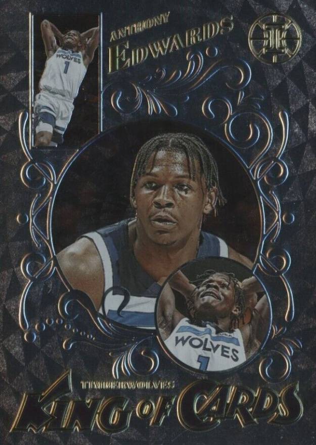 2021 Panini Illusions King of Cards Anthony Edwards #13 Basketball Card