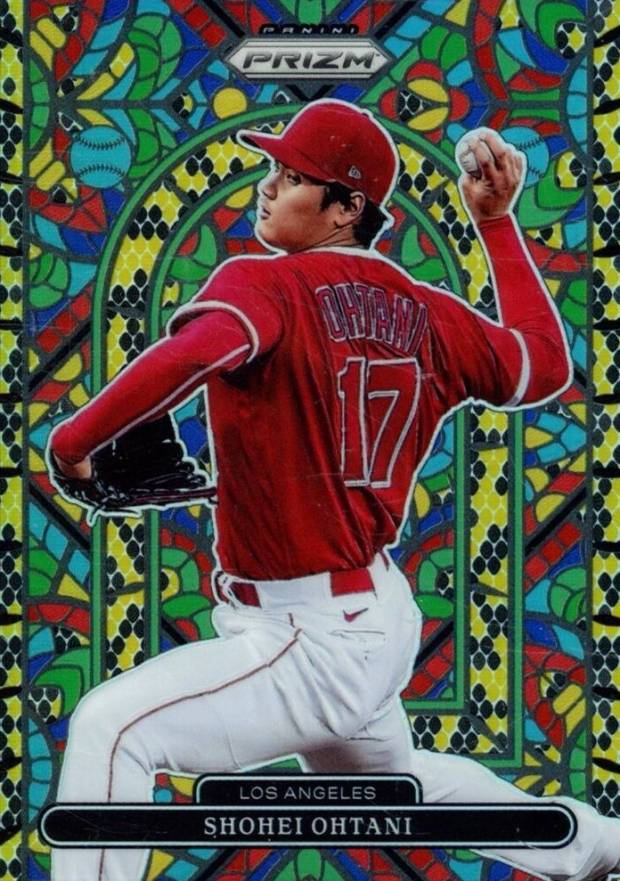 2022 Panini Prizm Stained Glass Shohei Ohtani #SG3 Baseball Card