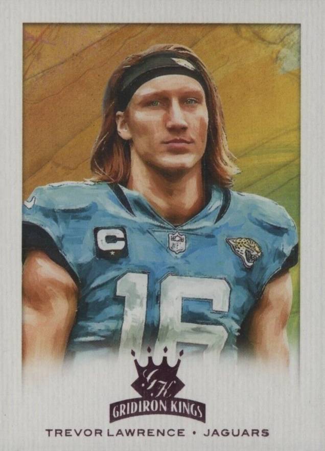 2021 Panini Chronicles Gridiron Kings Trevor Lawrence #GK-1 Football Card