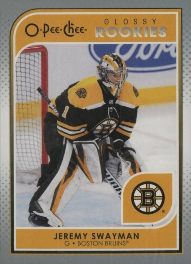 2021 Upper Deck O-Pee-Chee Glossy Jeremy Swayman #R6 Hockey Card