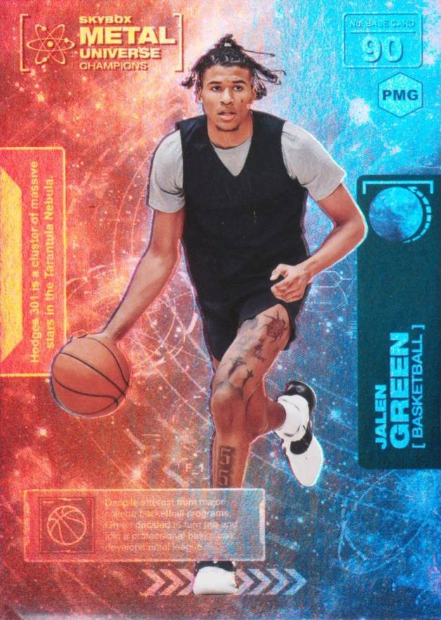 2021 Skybox Metal Universe Champions Jalen Green #90 Basketball Card