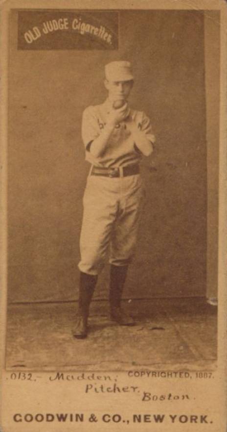 1887 Old Judge Madden, Pitcher, Boston #288-3b Baseball Card