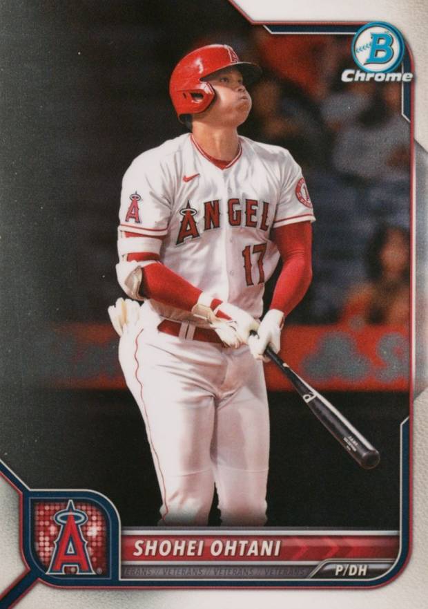 2022 Bowman Chrome Shohei Ohtani #71 Baseball Card