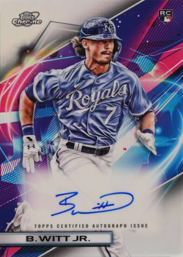 2022 Topps Cosmic Chrome Autographs Bobby Witt Jr. #BW Baseball Card