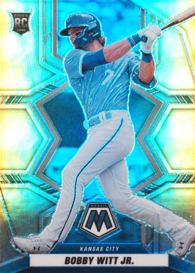 2022 Panini Mosaic Bobby Witt Jr. #265 Baseball Card