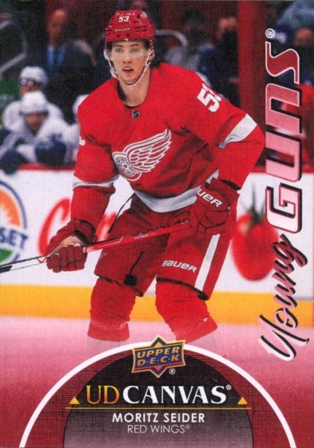 2021 Upper Deck Extended Series Canvas Moritz Seider #C361 Hockey Card