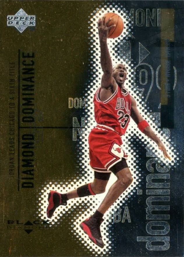 1998 Upper Deck Black Diamond Dominance Michael Jordan #D30 Basketball Card