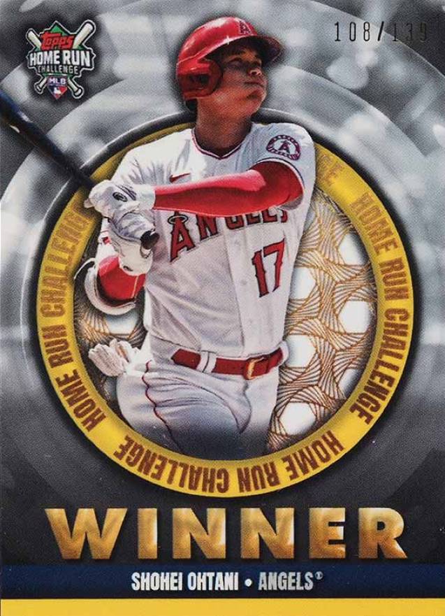 2022 Topps Home Run Challenge Winners Shohei Ohtani #HRCW-4 Baseball Card