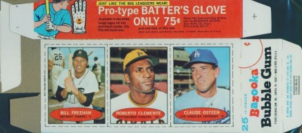 1971 Bazooka No Number Freehan/Clemente/Osteen # Baseball Card