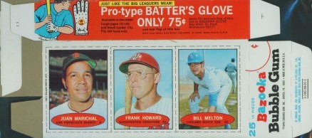 1971 Bazooka No Number Bill Melton/Frank Howard/Juan Marichal # Baseball Card