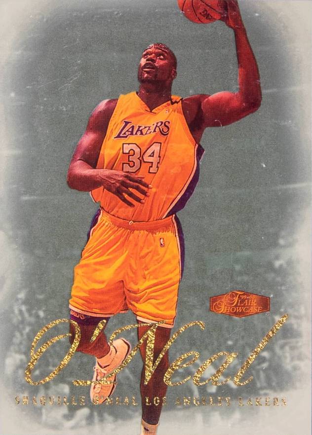 1999 Flair Showcase Shaquille O'Neal #7 Basketball Card