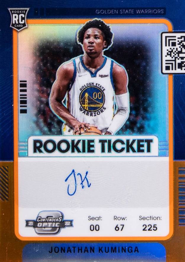 2021 Panini Contenders Optic Jonathan Kuminga #140 Basketball Card