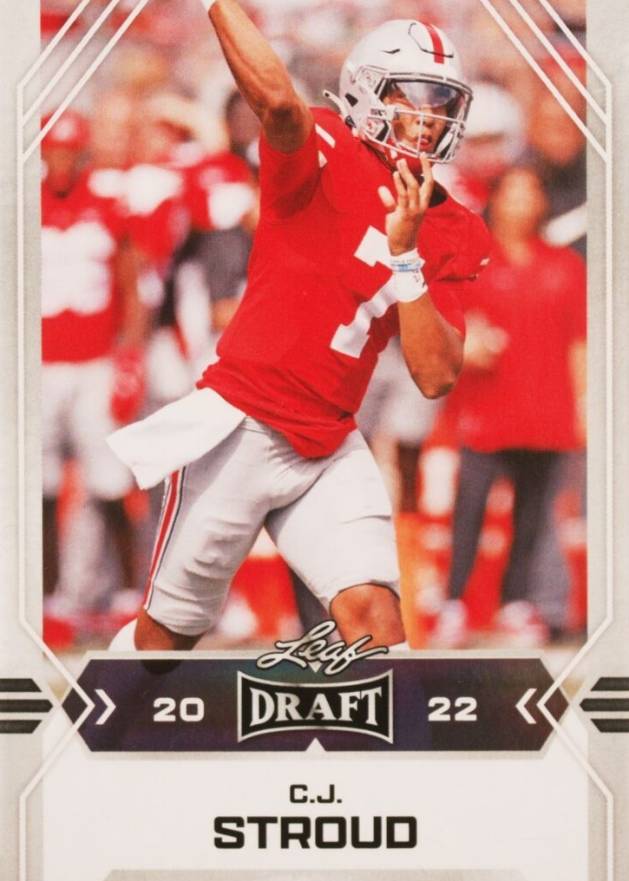 2022 Leaf Draft C.J. Stroud #3 Football Card