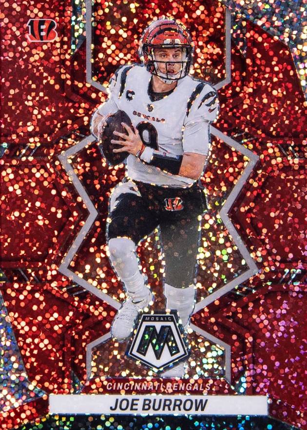 2022 Panini Mosaic Joe Burrow #39 Football Card