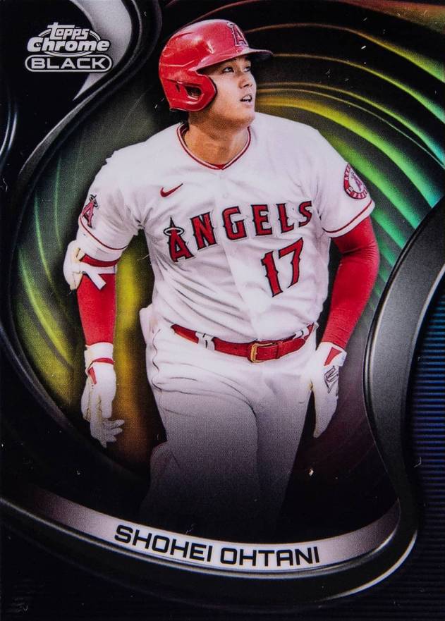 2022 Topps Chrome Black Shohei Ohtani #97 Baseball Card