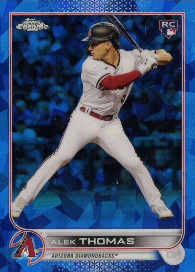 2022 Topps Chrome Update Sapphire Edition Alek Thomas #212 Baseball Card