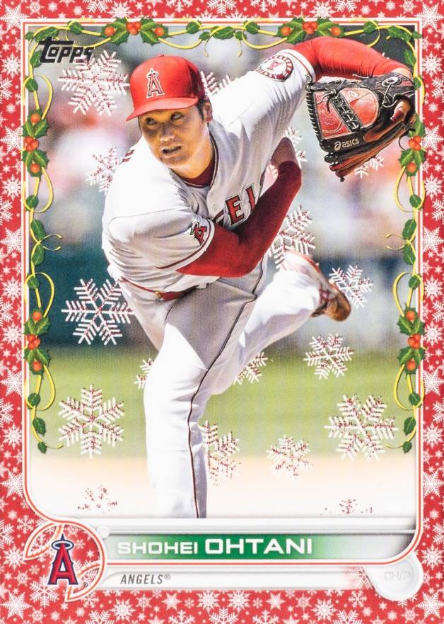 2022 Topps Holiday Shohei Ohtani #HW100 Baseball Card