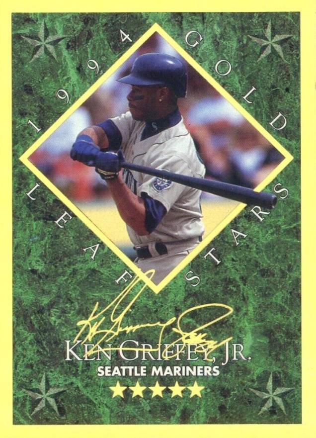 1994 Leaf Gold Stars Ken Griffey Jr. #4 Baseball Card