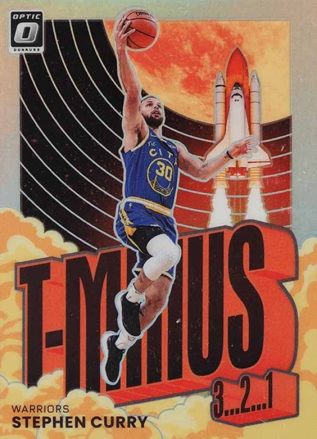 2021 Panini Donruss Optic T-Minus 3...2...1... Stephen Curry #12 Basketball Card