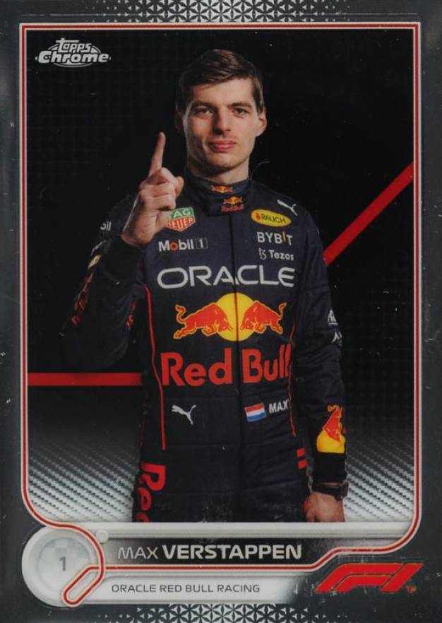 2022 Topps Chrome Formula 1 Max Verstappen #1 Other Sports Card